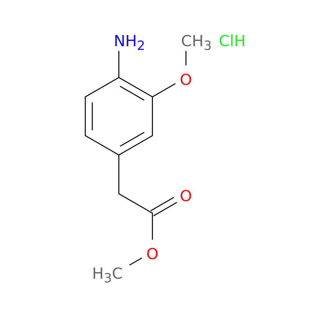 methyl 2-(4-amino-3-methoxyphenyl)acetate hydrochloride