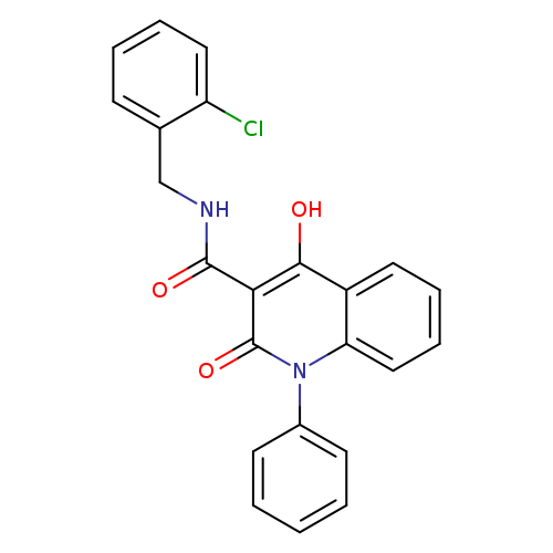 N-[(2-chlorophenyl)methyl]-4-hydroxy-2-oxo-1-phenyl-1,2-dihydroquinoline-3-carboxamide