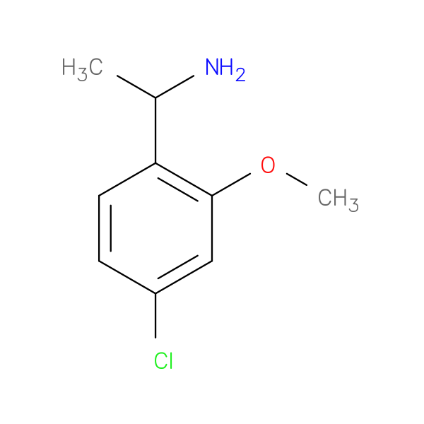 1-(4-chloro-2-methoxyphenyl)ethan-1-amine