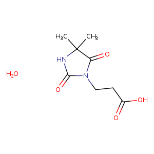 3-(4,4-dimethyl-2,5-dioxoimidazolidin-1-yl)propanoic acid hydrate