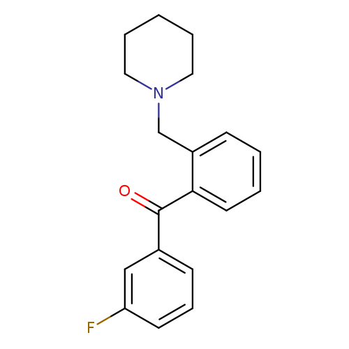 3'-Fluoro-2-piperidinomethyl benzophenone