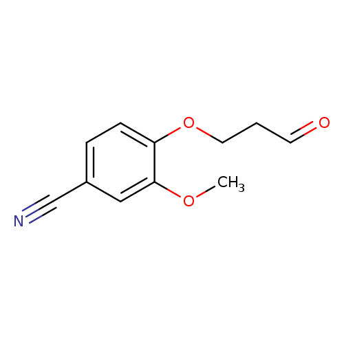 3-Methoxy-4-(3-oxopropoxy)benzonitrile