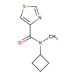 N-cyclobutyl-N-methyl-1,3-thiazole-4-carboxamide