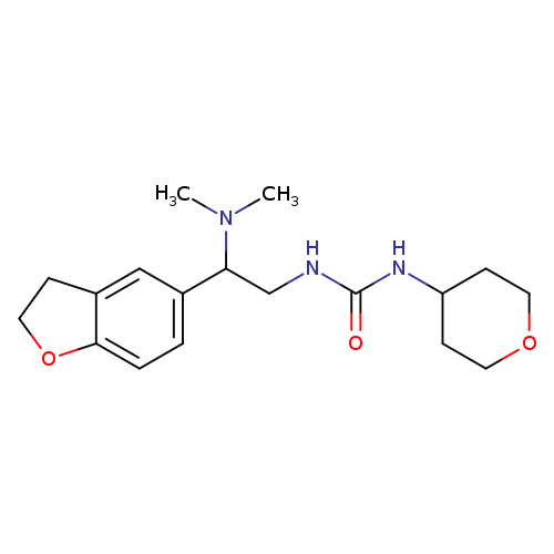 3-[2-(2,3-dihydro-1-benzofuran-5-yl)-2-(dimethylamino)ethyl]-1-(oxan-4-yl)urea