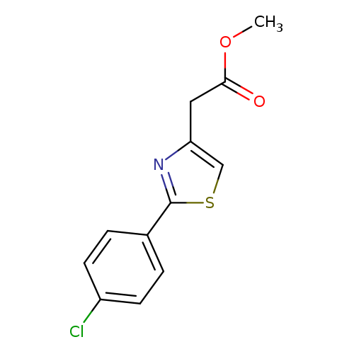 Methyl 2-(2-(4-chlorophenyl)thiazol-4-yl)acetate