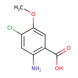 2-amino-4-chloro-5-methoxy-benzoic acid