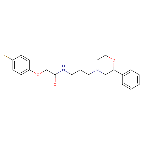 2-(4-fluorophenoxy)-N-[3-(2-phenylmorpholin-4-yl)propyl]acetamide