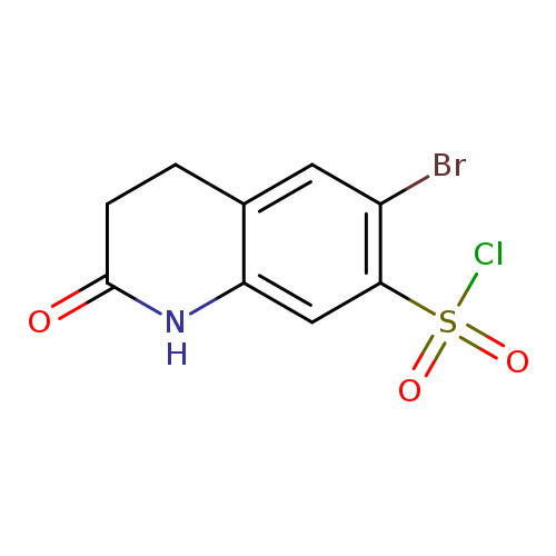 6-bromo-2-oxo-1,2,3,4-tetrahydroquinoline-7-sulfonyl chloride