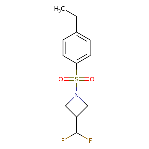 3-(difluoromethyl)-1-(4-ethylbenzenesulfonyl)azetidine