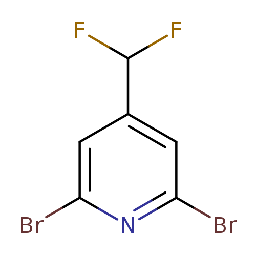 2,6-dibromo-4-(difluoromethyl)pyridine