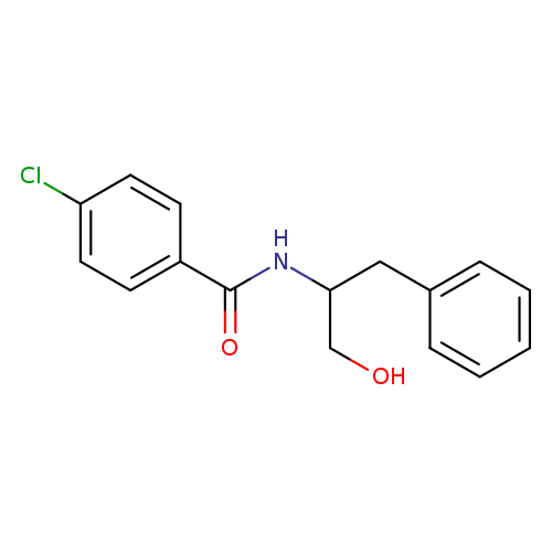 p-Chloro-N-(alpha-(hydroxymethyl)phenethyl)benzamide