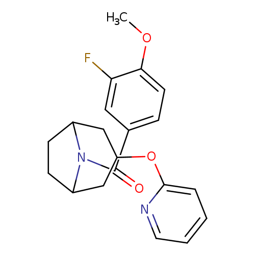 8-(3-fluoro-4-methoxybenzoyl)-3-(pyridin-2-yloxy)-8-azabicyclo[3.2.1]octane