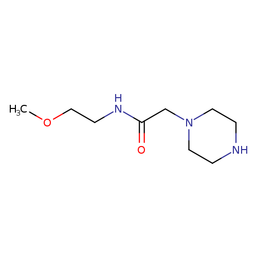 N-(2-Methoxyethyl)-2-piperazin-1-ylacetamide