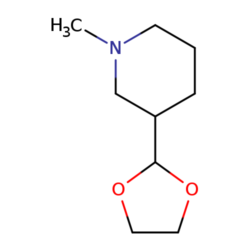 Piperidine, 3-(1,3-dioxolan-2-yl)-1-methyl-