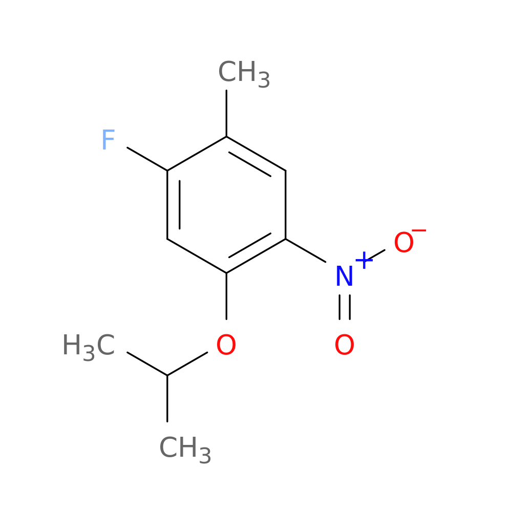 1-Fluoro-2-methyl-4-nitro-5-(propan-2-yloxy)benzene