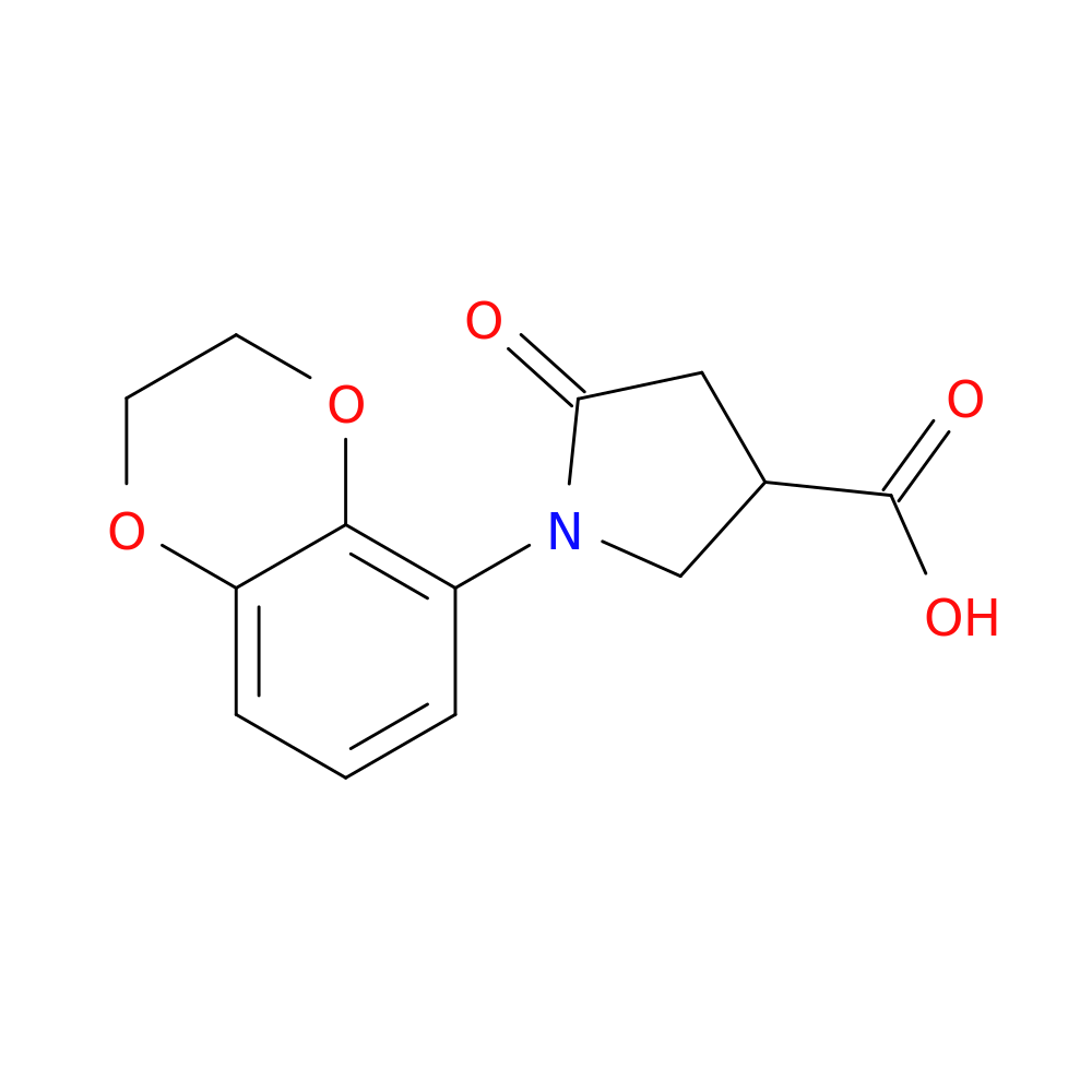 1-(2,3-Dihydro-1,4-benzodioxin-5-yl)-5-oxopyrrolidine-3-carboxylic acid