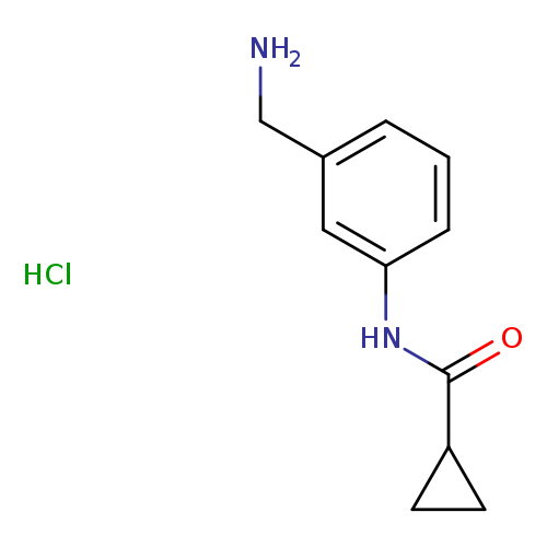 N-[3-(aminomethyl)phenyl]cyclopropanecarboxamidehydrochloride