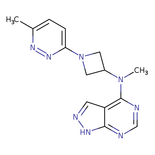 N-methyl-1-(6-methylpyridazin-3-yl)-N-{1H-pyrazolo[3,4-d]pyrimidin-4-yl}azetidin-3-amine