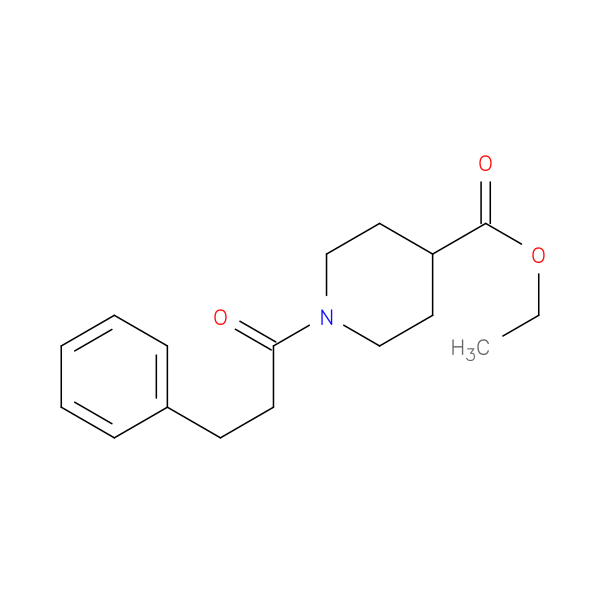 Ethyl 1-(3-phenylpropanoyl)piperidine-4-carboxylate