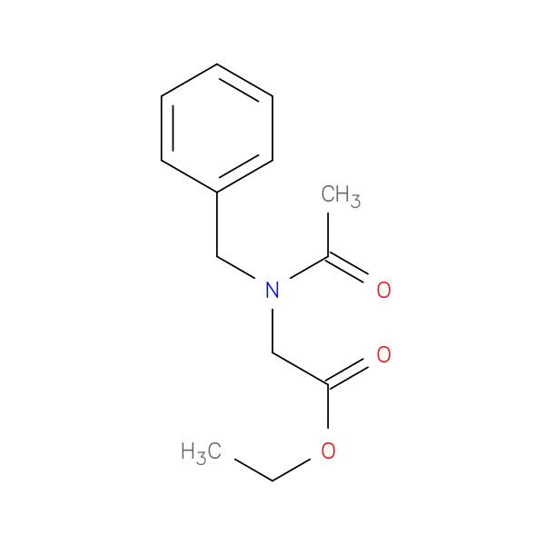 Ethyl 2-(N-benzylacetamido)acetate