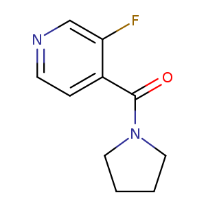 3-fluoro-4-(pyrrolidine-1-carbonyl)pyridine