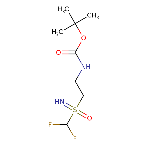 tert-butyl N-{2-[(difluoromethyl)(imino)oxo-lambda6-sulfanyl]ethyl}carbamate