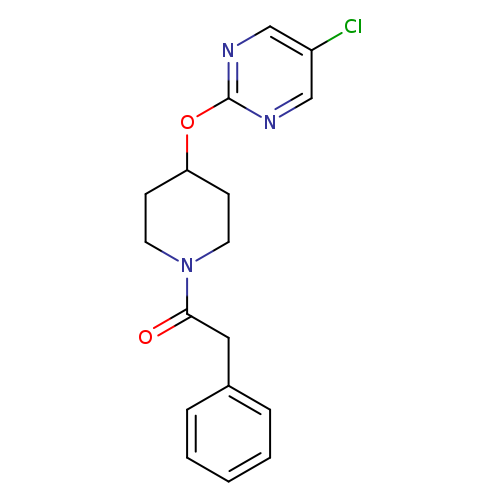 1-{4-[(5-chloropyrimidin-2-yl)oxy]piperidin-1-yl}-2-phenylethan-1-one