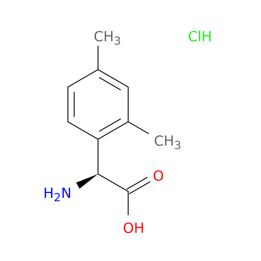 (S)-2-Amino-2-(2,4-dimethylphenyl)acetic acid hcl