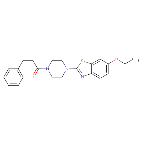 1-[4-(6-ethoxy-1,3-benzothiazol-2-yl)piperazin-1-yl]-3-phenylpropan-1-one