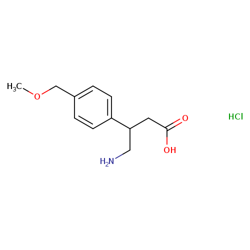 4-amino-3-[4-(methoxymethyl)phenyl]butanoic acid hydrochloride