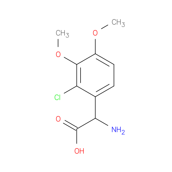 2-Amino-2-(2-chloro-3,4-dimethoxyphenyl)acetic Acid