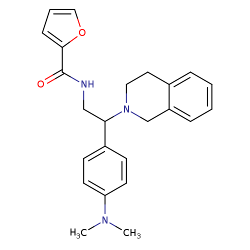N-{2-[4-(dimethylamino)phenyl]-2-(1,2,3,4-tetrahydroisoquinolin-2-yl)ethyl}furan-2-carboxamide