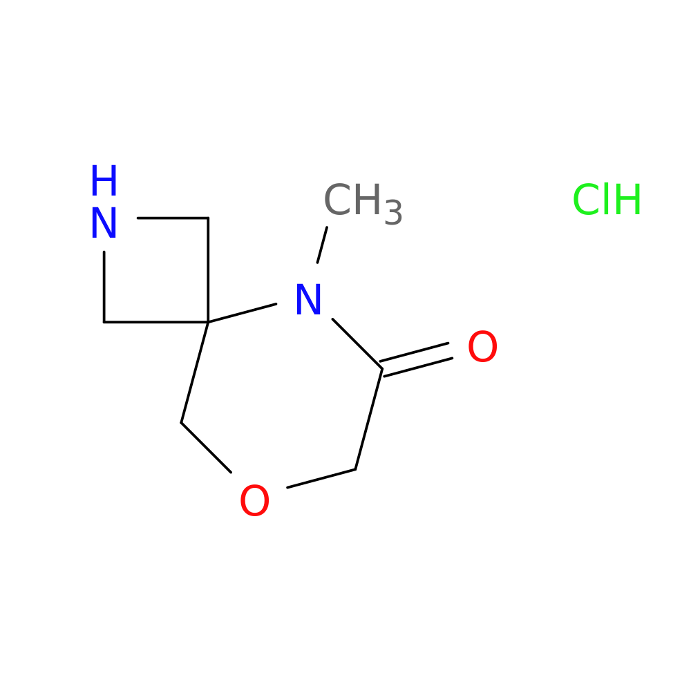 5-Methyl-8-oxa-2,5-diaza-spiro[3.5]nonan-6-one hydrochloride