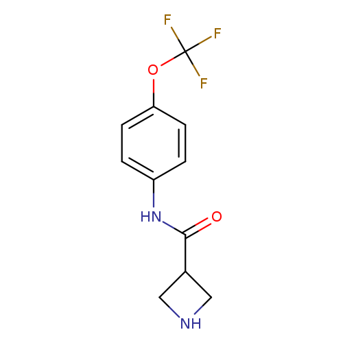 N-[4-(trifluoromethoxy)phenyl]azetidine-3-carboxamide