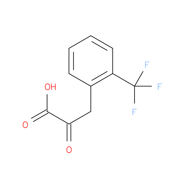 2-oxo-3-[2-(trifluoromethyl)phenyl]propanoic acid
