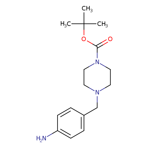 1-Piperazinecarboxylic acid, 4-[(4-aminophenyl)methyl]-, 1,1-dimethylethyl ester