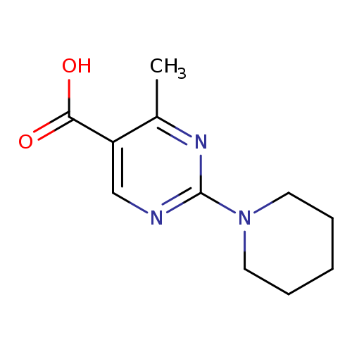 4-Methyl-2-piperidin-1-ylpyrimidine-5-carboxylic acid