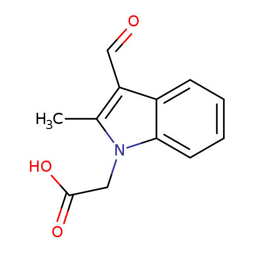 (3-Formyl-2-methyl-indol-1-yl)-acetic acid