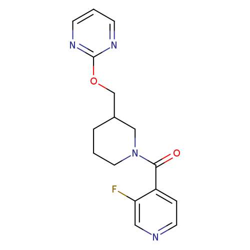 2-{[1-(3-fluoropyridine-4-carbonyl)piperidin-3-yl]methoxy}pyrimidine