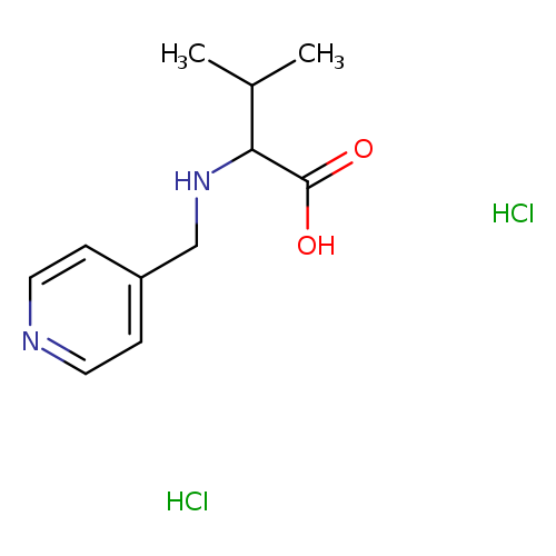 3-methyl-2-[(pyridin-4-ylmethyl)amino]butanoic acid dihydrochloride