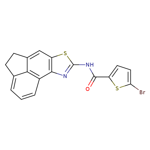 5-bromo-N-{5-thia-3-azatetracyclo[6.6.1.0^{2,6}.0^{11,15}]pentadeca-1(15),2(6),3,7,11,13-hexaen-4-yl}thiophene-2-carboxamide