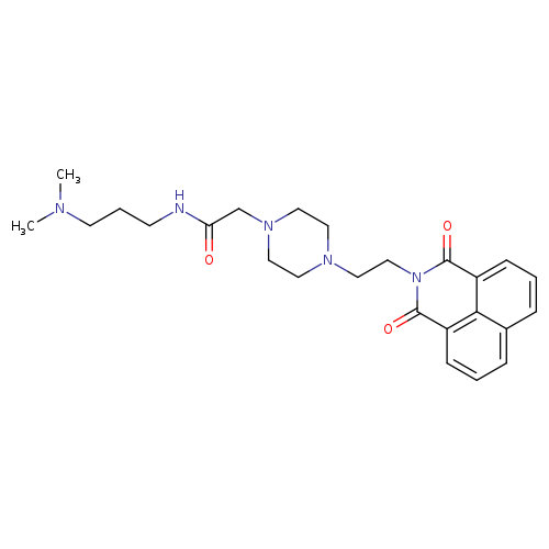 N-[3-(dimethylamino)propyl]-2-[4-(2-{2,4-dioxo-3-azatricyclo[7.3.1.0^{5,13}]trideca-1(13),5,7,9,11-pentaen-3-yl}ethyl)piperazin-1-yl]acetamide