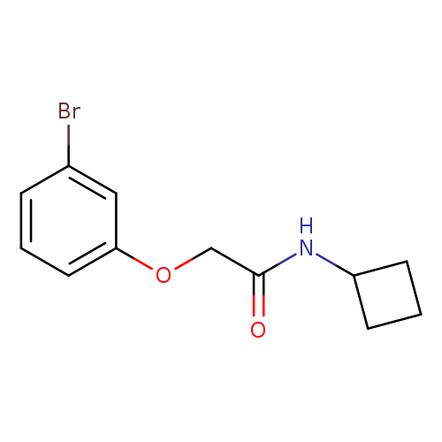 2-(3-Bromophenoxy)-N-cyclobutylacetamide