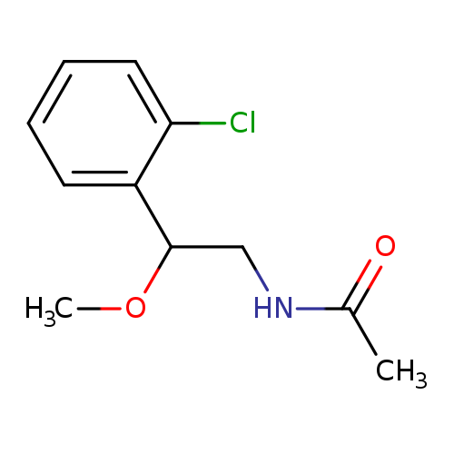 N-[2-(2-chlorophenyl)-2-methoxyethyl]acetamide
