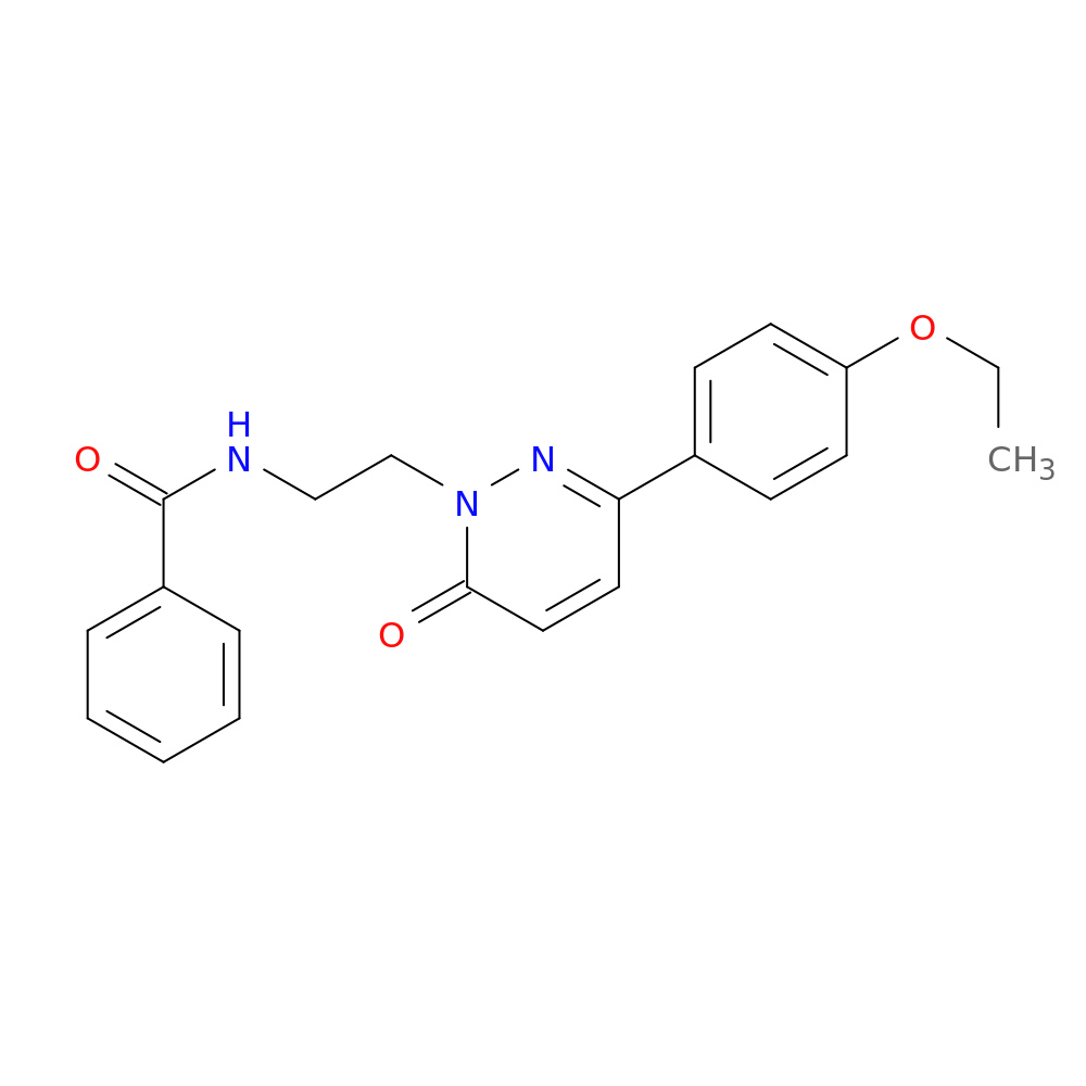 N-{2-[3-(4-ethoxyphenyl)-6-oxo-1,6-dihydropyridazin-1-yl]ethyl}benzamide