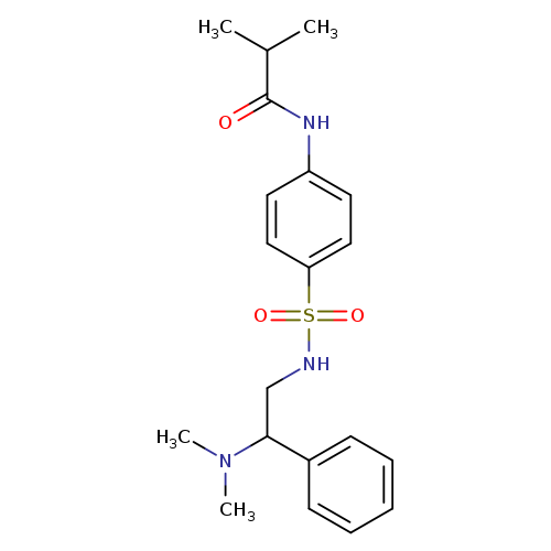 N-(4-{[2-(dimethylamino)-2-phenylethyl]sulfamoyl}phenyl)-2-methylpropanamide