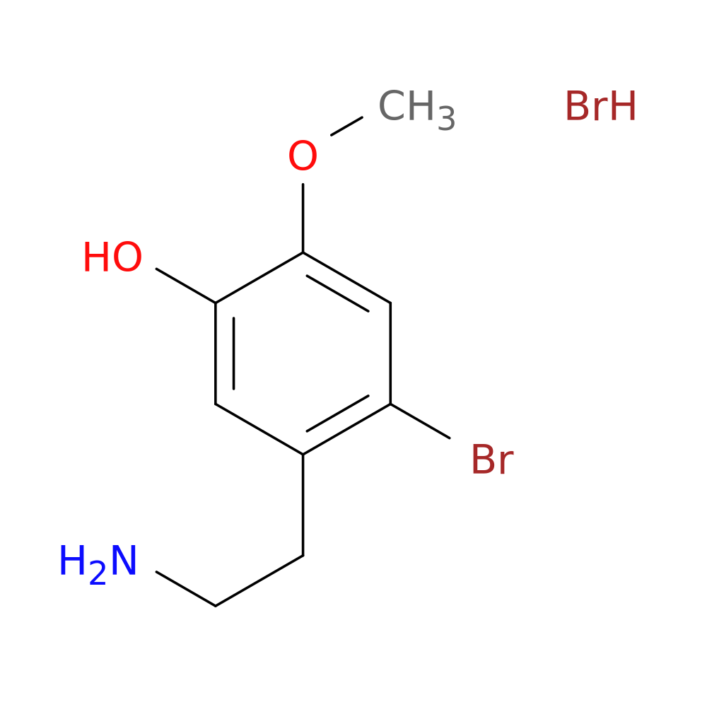 5-(2-aminoethyl)-4-bromo-2-methoxyphenol hydrobromide