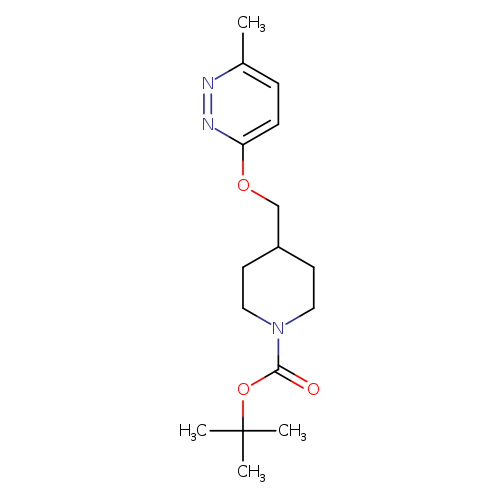 tert-Butyl 4-(((6-methylpyridazin-3-yl)oxy)methyl)piperidine-1-carboxylate
