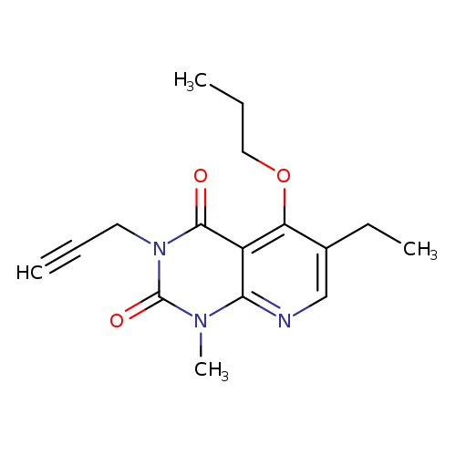 6-ethyl-1-methyl-3-(prop-2-yn-1-yl)-5-propoxy-1H,2H,3H,4H-pyrido[2,3-d]pyrimidine-2,4-dione