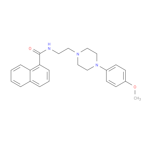 N-{2-[4-(4-methoxyphenyl)piperazin-1-yl]ethyl}naphthalene-1-carboxamide